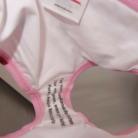 NEW Hanna Andersson Pink Strawberry Ruffle Tankini Swimsuit Size 80 18-24 months - Picture 6 of 9